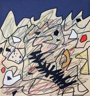 وێنەی 6 تابلۆیەکی دوبئوفێ ( Jean Dubuffet)